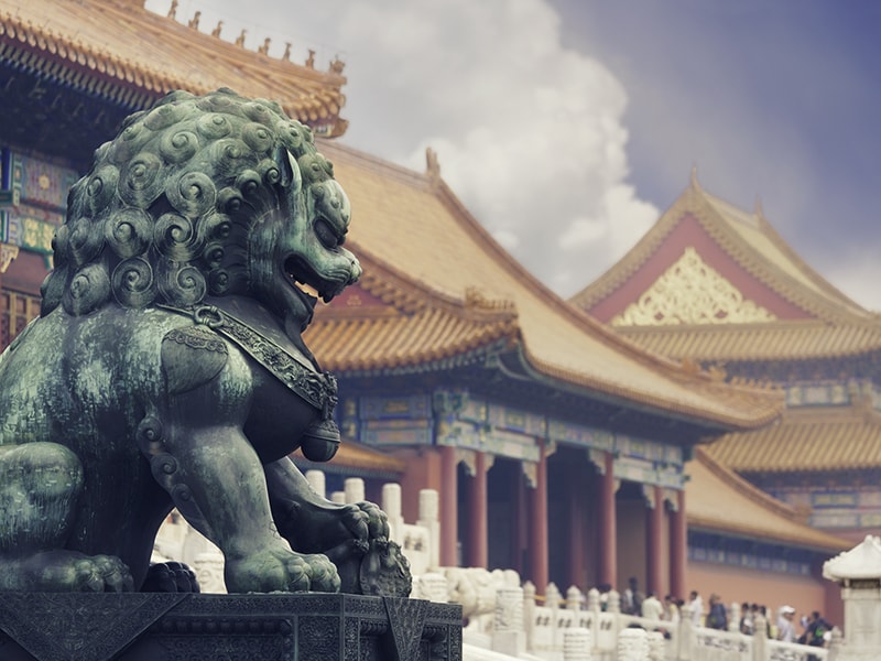 China. Los majestuosos palacios de la Ciudad Prohibida