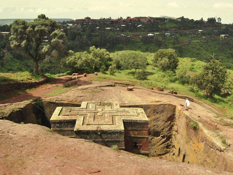 Etiopía. Contemplar la majestuosidad de la cruz dorada de Lalibela