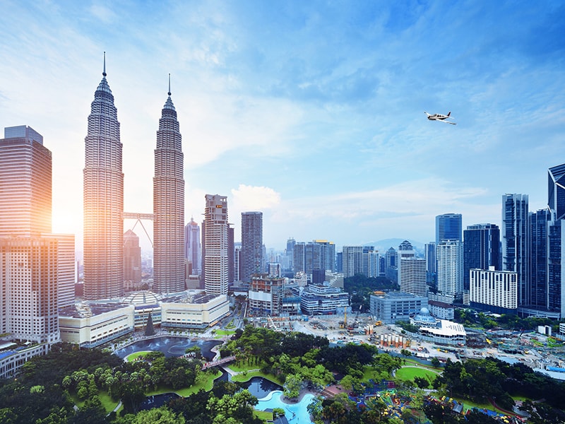Malasia. Volar en avioneta