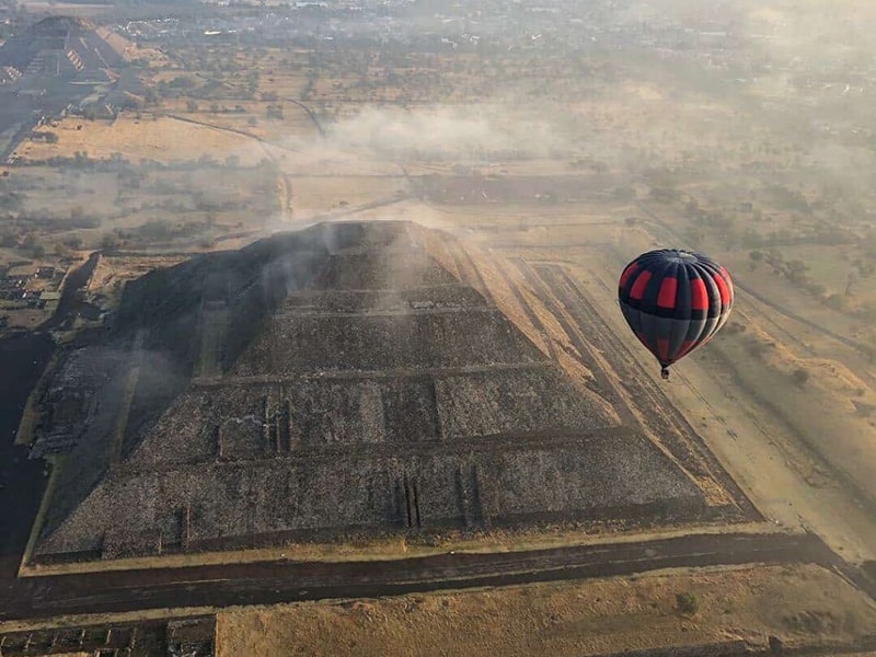 México. Ver el espléndido Valle de Teotihuacán
